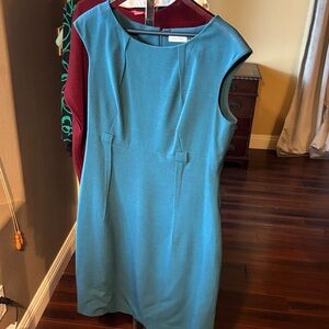 Calvin Klein Teal Midi Dress